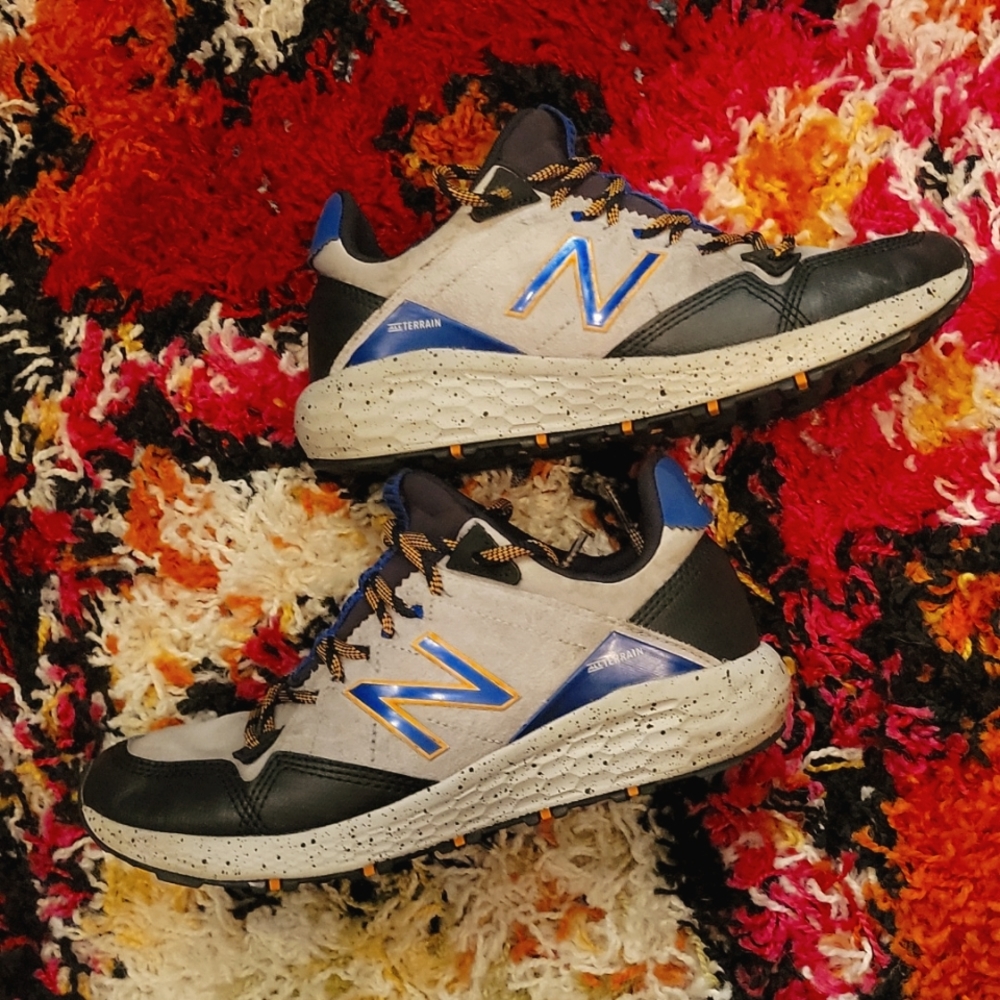 Size 4.5 kids new balance all terrain sneakers
